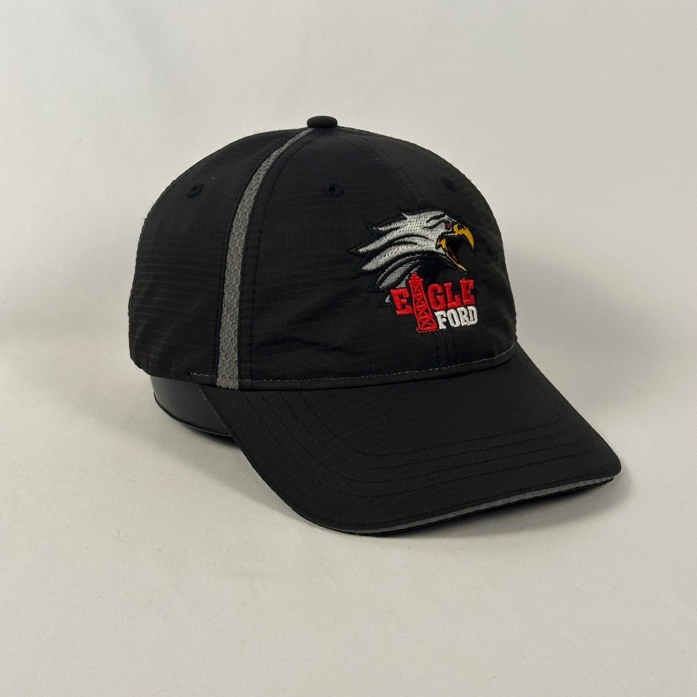 Eagle Ford Ripstop Baseball Hat Men OSFM Black Cap America Golf Adjustable Cap
